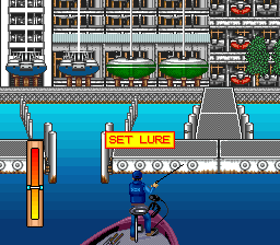 Shimono Masaki no Fishing to Bassing (Japan) In game screenshot